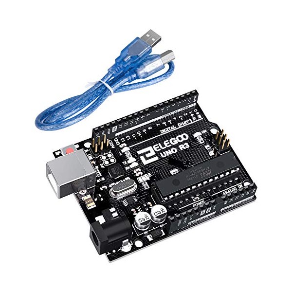 ELEGOO UNO R3 Board ATmega328P with USB Cable(Arduino-Compatible) for Arduino