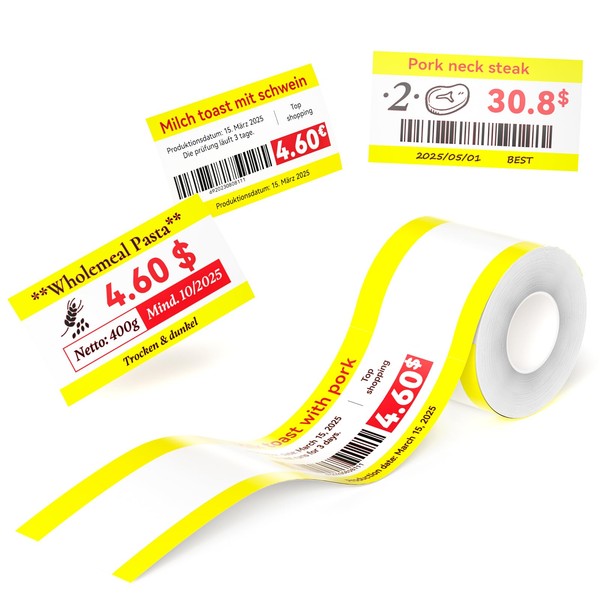 NIIMBOT B21 Pro Label Maker Refill - 300DPI Red &