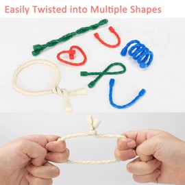 LOIUO 8PCS Silicone Cable Ties 6 Inch Reusable Twist Ties Steel-Core Cable Tie Straps Organizer All Purpose Bendable Cord Tie for Indoor Outdoor Bundling Holding Securing and Wrapping Cables (White)