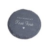 You Make My Knob Throb Engraved Slate Coaster - Funny