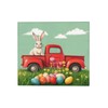 Groamaup Spring Holiday Easter Bunny Truck Cute Rabbit Eggs Dish