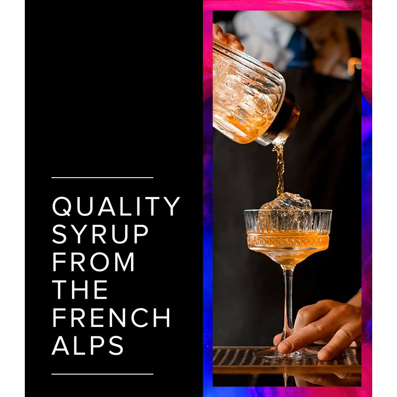 1883 Coffee Syrup, Cinnamon Syrup for Drinks, Made in France,