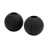 1 Pair of Barbell Dumbbell Curved Bar Grip Round Spherical