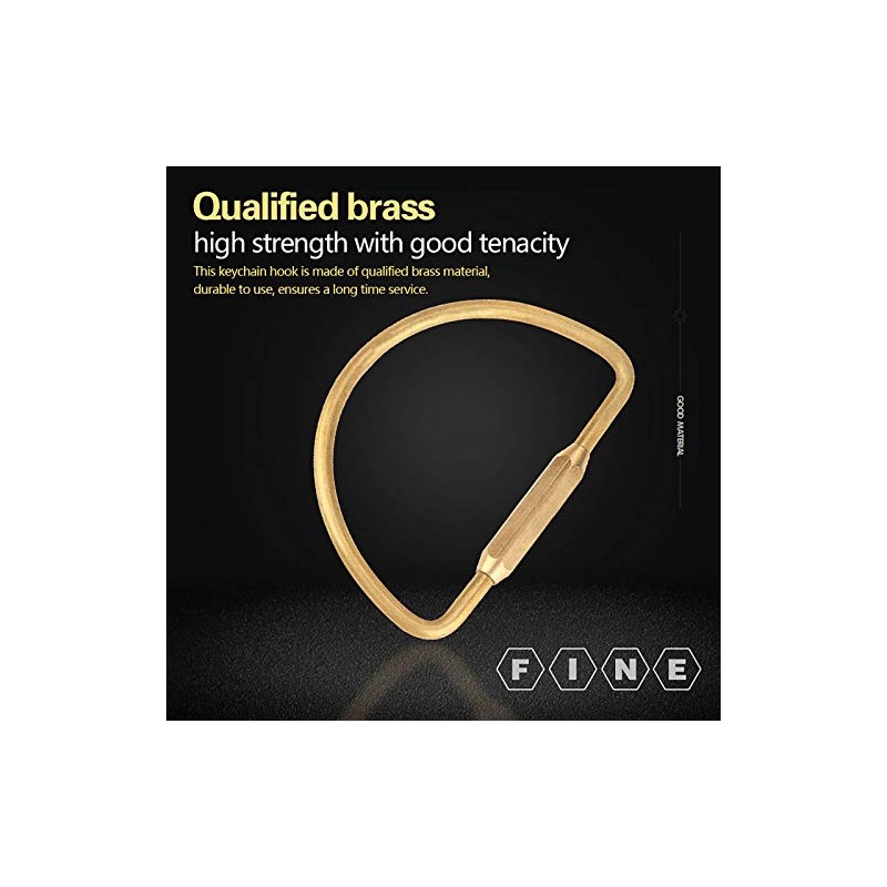 Keychains Clip Hooks Lock Ring Clip Tool Hook Portable Lightweight