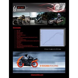 6 Sigma Carb Jet Kit fits Honda EZ90 Cub EZ 90 9 Scooter Custom Performance Stage 1-3 Carburetor Jetting