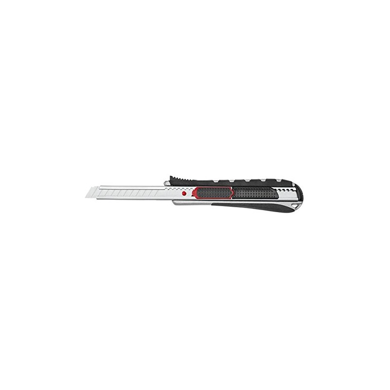 Wedo 787009 Safety Cutter 2-in-1, 9 mm, automatischer Klingenrückzug, Rasterautomatik,
