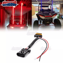 SI Tail Light Auxiliary Power Harness For 2016-24 Polaris General 1000 Whip Light