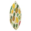 Fruit Pattern Pineapples Mangoes & Kiwis Throw Pillow