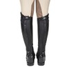 TuffRider Ladies Derby Leather Half Chaps XL Black