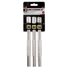 Performance Tool W38139 3/8-Inch Drive Long Extension Set, 3-Piece