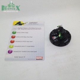WizKids Heroclix Galactic Guardians set Gamora #033 Rare figure w/card!
