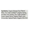 Eat The Change Just Ice Tea Organic Peach Oolong Tea,