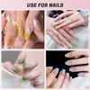 Nail Pigment Powder Palette, 9 Colors Gradient Solid Pigment Powder