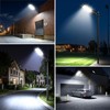 Solar Street Lights Outdoor Waterproof, 4-Pack LED Flood Lights with