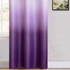 Yakamok Light Blocking Gradient Color Curtains, Purple Ombre Blackout Curtains