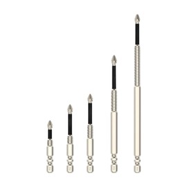 Fonowx 5Pcs Screwdriver Drill Bit Tool Anti Slip for Fixing Automotive Maintenance