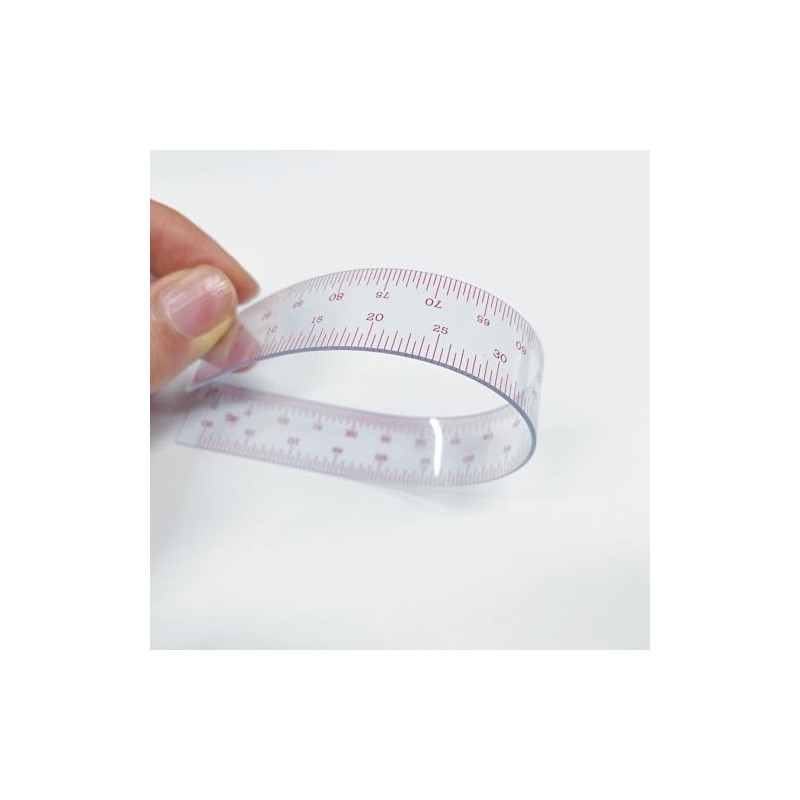 BUNKA (Bunka Gakuen) Transparent Free-Scale Ruler