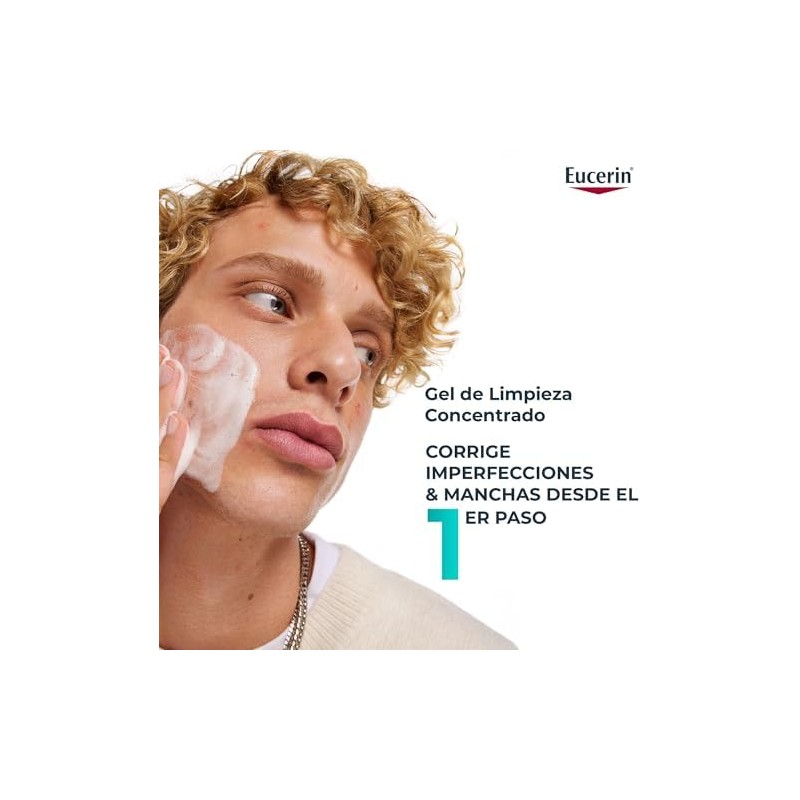 Eucerin DermoPure Gel limpiador facial concentrado (150 ml) con ácido