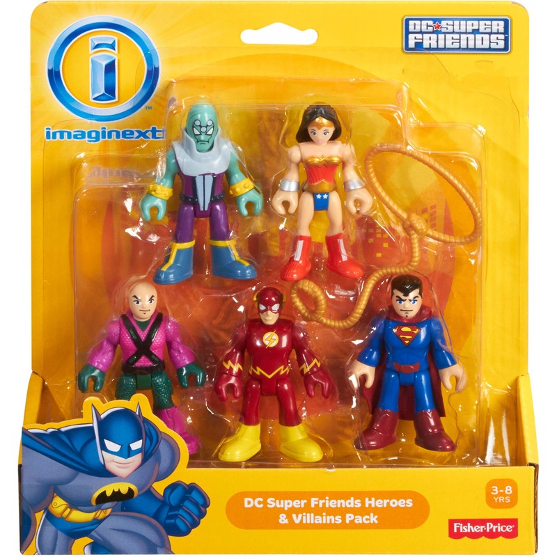 Imaginext DC Super Friends Mini Figuras, Pack E