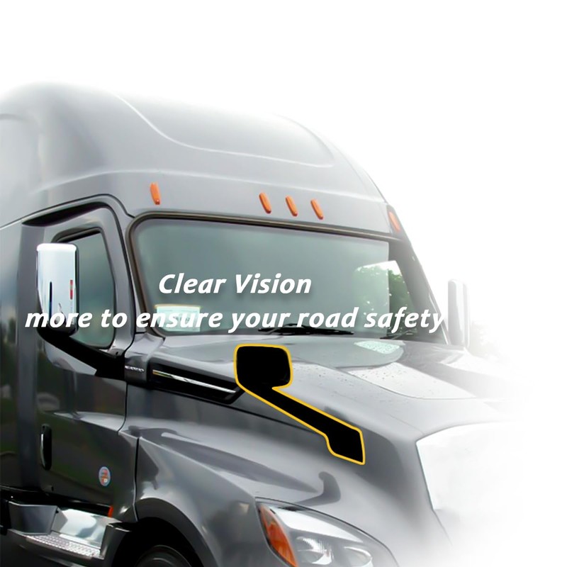Hood Mirror for FREIGHTLINER CASCADIA, Heated Hood Mirror Assembly for