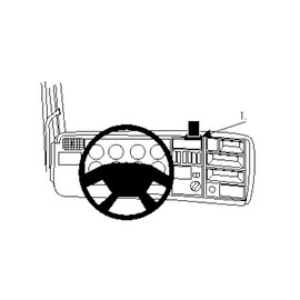 Brodit 854160 Proclip Mount for Scania R-Serie 05-09