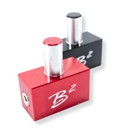 B2 Audio Pair of Dual 0GA to 0GA Amplifier Inputs with Anodized Finish