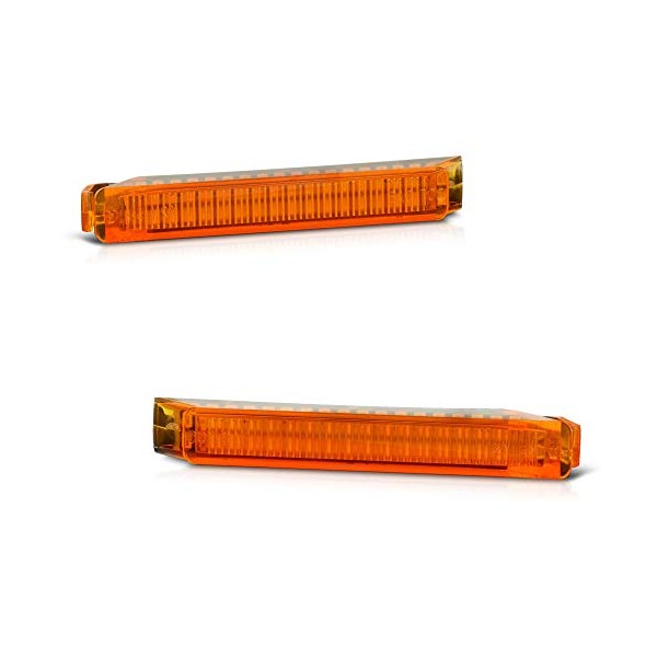 VIPMOTOZ Full LED Amber Lens Mirror Side Marker Turn Signal