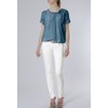 Caspar GU245 Women's Vintage Jeans Belt Waist Belt with Rivets,