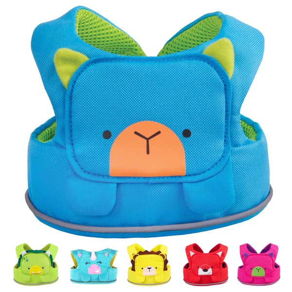Trunki ToddlePak - Fuss Free Baby Walking Reins and Toddler Safety Harness – Bert Bear (Blue)