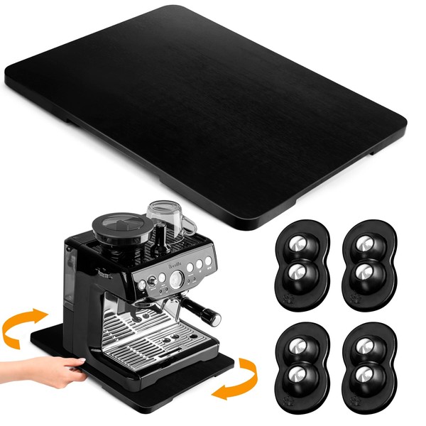 Appliance Sliders for Kitchen Appliances, 360° Rolling Coffee Tray for