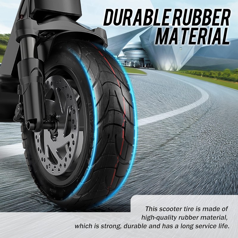 80/65-6 scooter tire City Road，10 Inch 255x80 10x3.0 Replacement Thickened