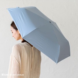 VITAFELICE nsu-30159z Women's Folding Parasol for Rain or Shine (Auto Open and Close), blue