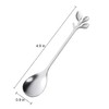 Silver Stainless Steel Mini Coffee Espresso Spoon, Tableware Flatware Dessert