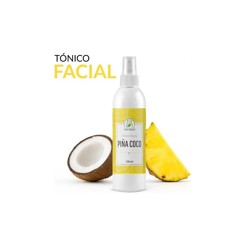 Tónico Facial Piña Coco 500 ml Para Todo Tipo de