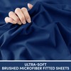 Moonlight Bedding Double Fitted Sheet - 25cm Deep Pockets Ultra