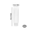 5pcs Travel Bottles for Toiletries, Translucent Travel Size Squeeze Tube