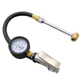 Daytona 41767 Motorcycle Air Gauge Compressor with T-Type Attachment with Release Valve