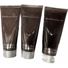 Kenneth Cole (3 pcs) Kenneth Cole Signature Hair & Body Wash 3.4 oz for Men New Fragrance