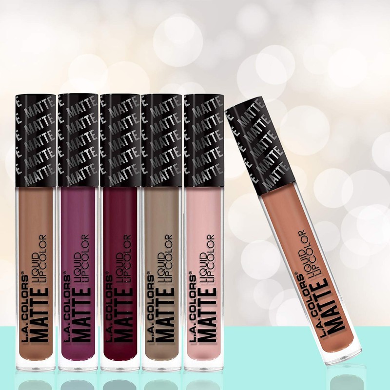 L.A. COLORS Matte Liquid Lip Color, Fierce