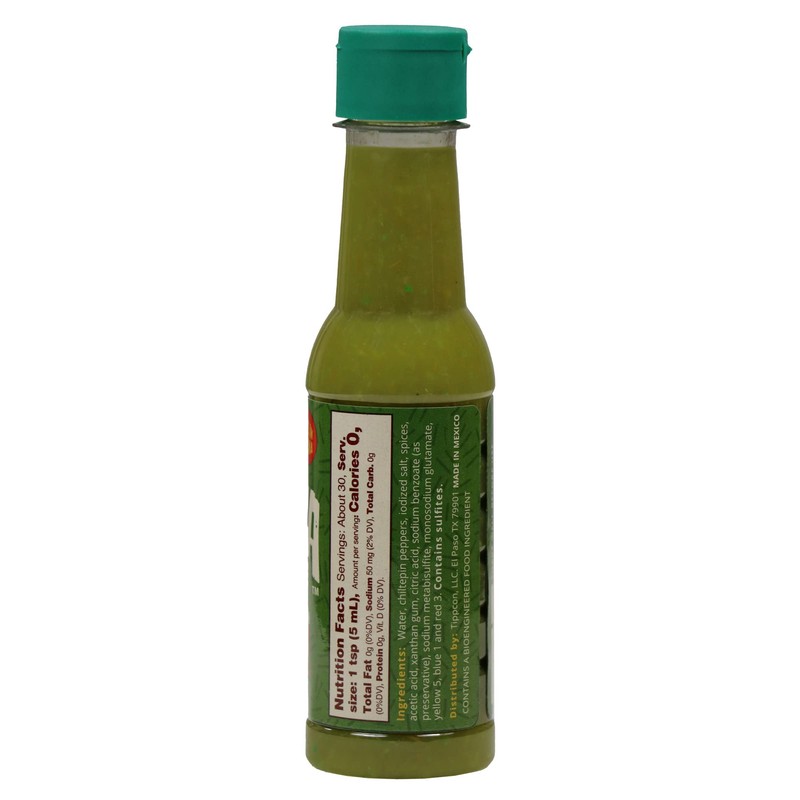 La Perrona Green Chiltepin Hot Sauce 5 Ounce Bottle |