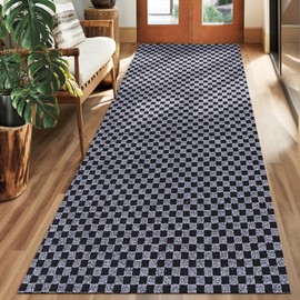 koloko 2ft x 6ft Runner Rug Non-Slip Outdoor Indoor Carpet Runner Custom Size Floor Runners Area Rugs Mat with Rubber Backing for Hallway Entryway Balcony Patio Kitchen Garage Stair Laundry