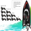 10pcs RC Boat Propeller,Brushless Remote Control Boat Tail Propeller Upgrade
