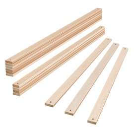 TRIPLE TREE Bed Slats King Size 77.2”Lx2.1”Wx0.7”H, Heavy Duty Wooden Slats Mattress Support Pack of 13 Count, Replacement Spare Parts Mattress Support, Fits Most Beds, King 77.2 Inch