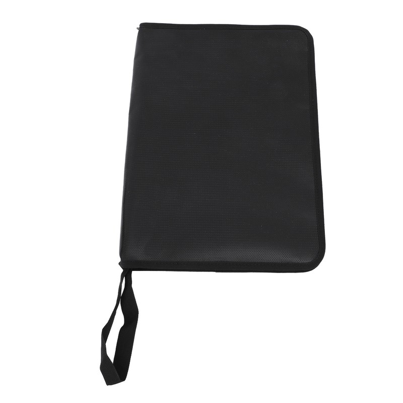 Fireproof Document Bag Professional Safe Heat Insulated 12 Pages Waterproof