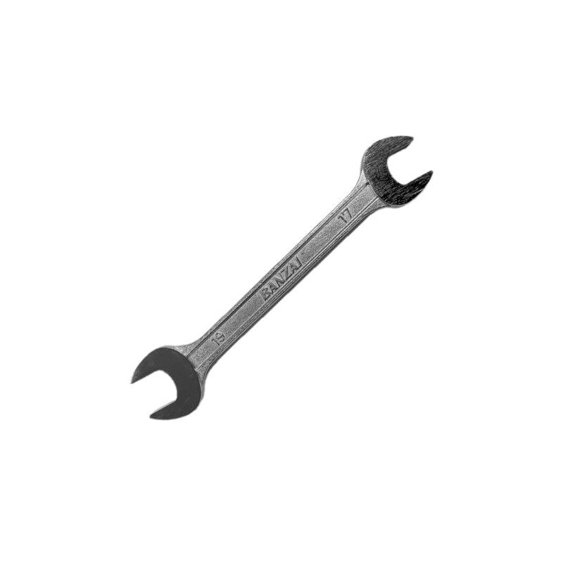BANZAI Spanner, Wrench, Automobile Tool, Double-ended Spanner, SM-1719, 0.7 x