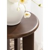 Kate and Laurel Seebeck Modern Wooden Round Side Table, 14