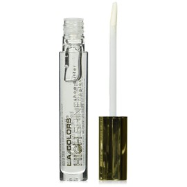 L.A. COLORS High Shine Shea Butter Lip Gloss, Clear, 0.14 Ounce