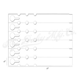 TAGKRAFTERS 7" x 1" Lime with Marker - 2,000 Pcs - Plastic Plant Tags and Labels - Wrap Around Thermal Plastic - Nursery Garden Tree Labels | Made in The USA |