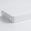Anhoer Shelf Brackets 4Pcs White Heavy Duty Shelves Bracket 125mm×75mm