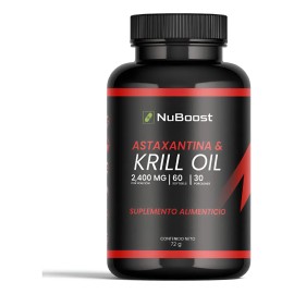 Suplemento En Cápsula Nuboost 30 Días Aceite De Krill X 1.2g